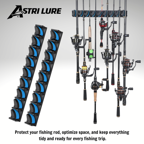 AstriLure™ Fishing Rod Rack - Saving Space