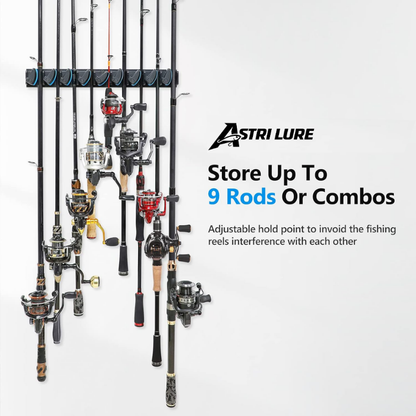 AstriLure™ Fishing Rod Rack - Saving Space