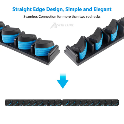 AstriLure™ Fishing Rod Rack - Saving Space